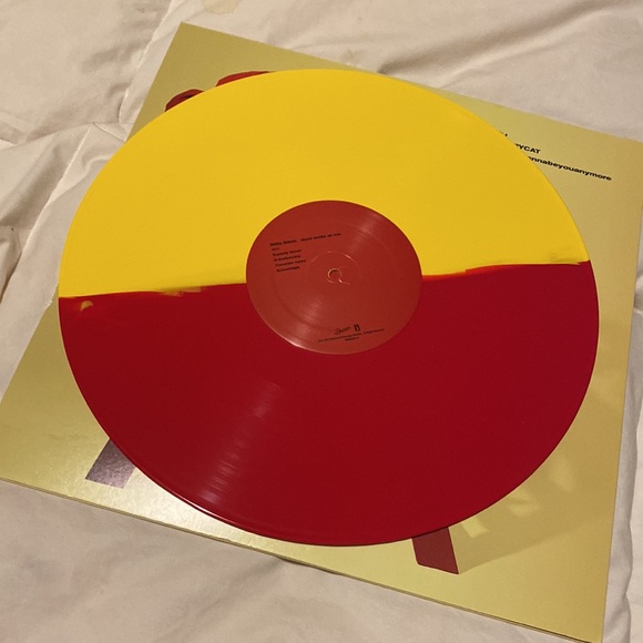 Don't Smile At Me Exclusive Limited Edition Red Yellow Split Colored Vinyl - Picture 3 of 4